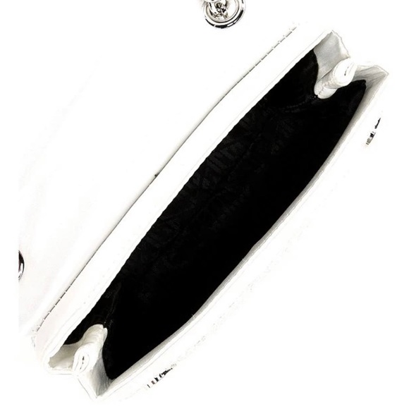 Kurt Geiger London Kensington Mini White/Silver Embellished Crossbody Bag - Picture 3 of 5